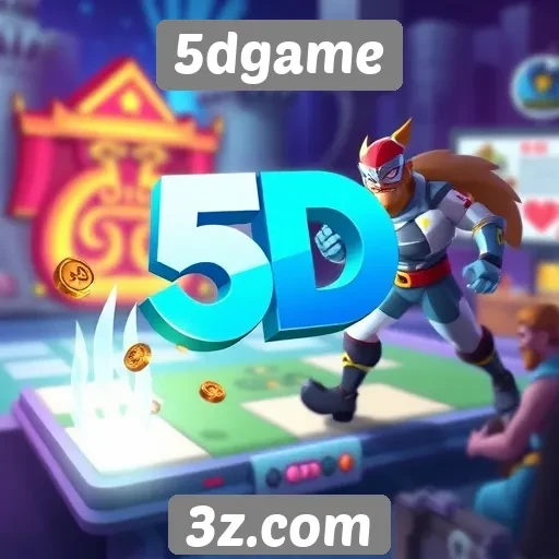 Visão geral das funcionalidades do site 5dgame